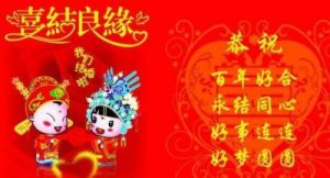 个性婚礼祝福词 文艺婚礼祝福语