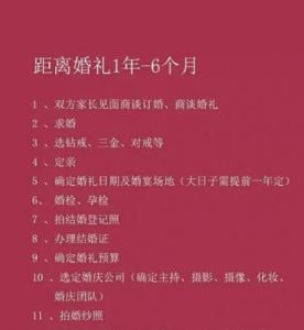 结婚准备注意事项有哪些？