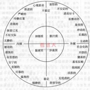 四型人格是哪四种 犯罪型人格十三种