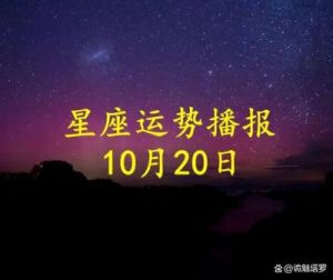 十二星座今日爱情塔罗运势（10月20日）