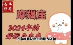 属蛇摩羯座2024年运势