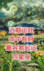 本周二开始，桃花盛开，爱意浓浓，能抓住爱情机会的4个星座，财运亨通