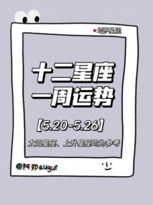 周运：洛娜（2024年12月2日至8日）星座运势