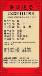 老黄历查询2024年11月23日的生肖运势