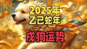 2025年属狗的整体运势