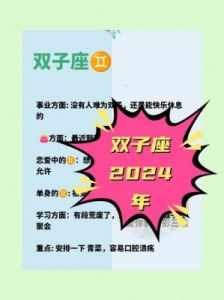 双子座2025年事业运势