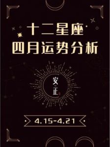 每日十二星座运势（2025年1月4日）