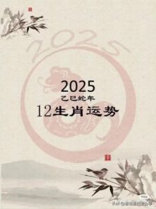 2025年十二生肖运势分析