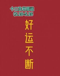 周运：十二生肖（2025年1月6日 - 1月12日）本周运势预报