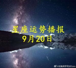 11月20日十二星座事业运势每日播报