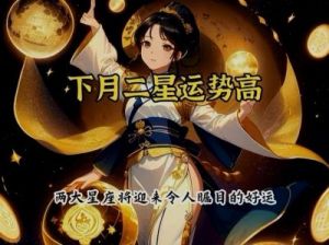 11月9日财运亨通，四大星座迎来财富新巅峰