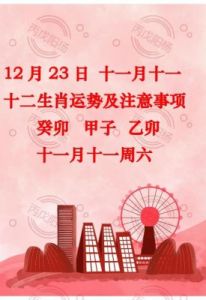 元月10日 十二月十一、十二生肖的运势及注意事项