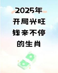 2025年，未来三天，三大生肖将迎来运势爆棚，事业财富双丰收！