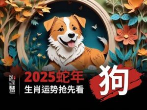 1994年生肖属狗的人2025年运势及运程详解，94年属狗人2025年蛇年每月运程