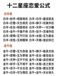 12星座爱情对男性的真正含义是什么？