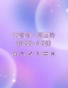 2025年1月26日 十二星座运势大揭秘，快来看看你的幸运指数！