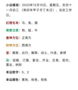 12月15日开始，运势飘红，遇到了好运，3个生肖将获得惊喜的财运，赢取800万。