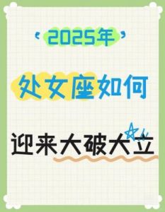 2025年处女座运势全面剖析：事业蓬勃发展，成就斐然，专注于他人，风生水起