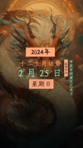 2025年2月十二生肖运势全解析