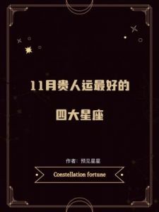 2025年1月财运与贵人运极佳的星座解析