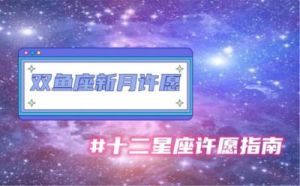 双鱼座新月：在情感的潮汐中寻觅自我归属（12星座许愿指南）