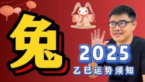 2025年1月21日起，生肖兔、羊、猪迎来好运，霉运全然退散，喜乐不断！