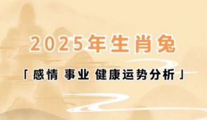 2025年兔年运势全面解析，文超良深度推算！