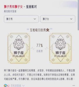 星座解析：狮子座与双子座的配对指数分析