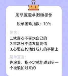 十二星座脱单难度解析，你的星座情况如何？